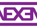 Logo viola con scritta NEXEN. Nexen Group è un'azienda che produce pneumatici.