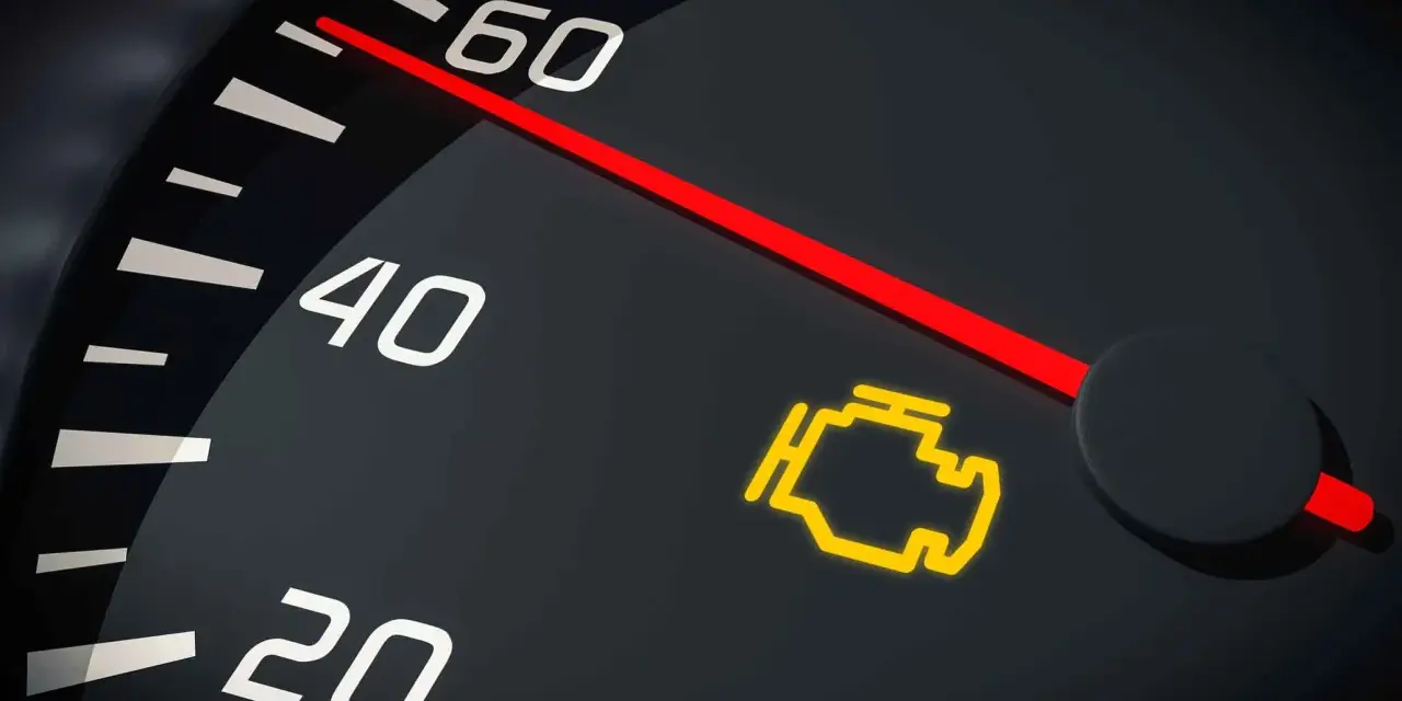 Spia gialla del motore accesa sul cruscotto. È ora di far controllare motore.