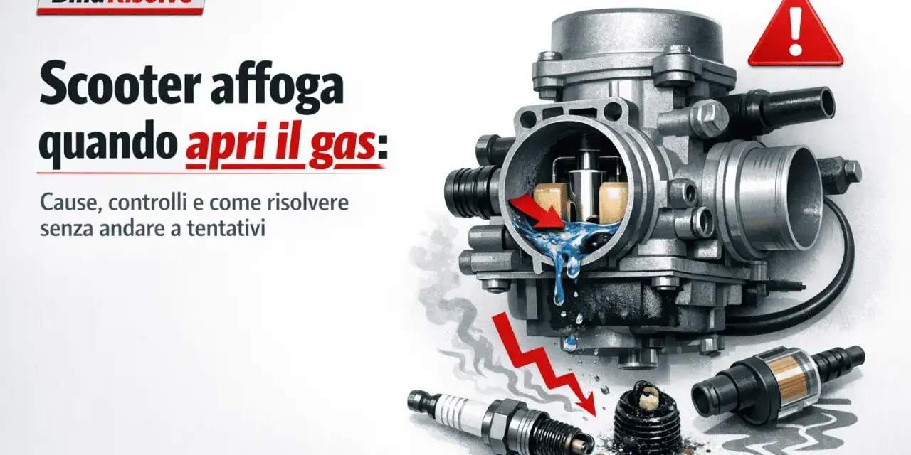 Il carburatore, essenziale per il motore dello scooter, se difettoso causa affogamento. Ecco come risolvere.