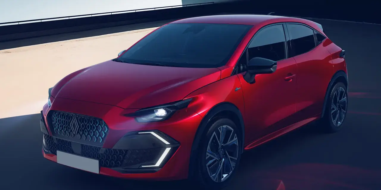 Nuova Renault Clio rossa, perfetta per conoscere il costo tagliando Renault Clio.