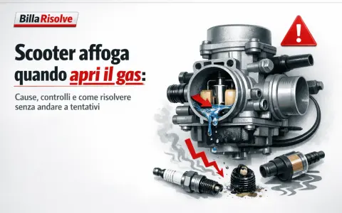 Il carburatore, essenziale per il motore dello scooter, se difettoso causa affogamento. Ecco come risolvere.