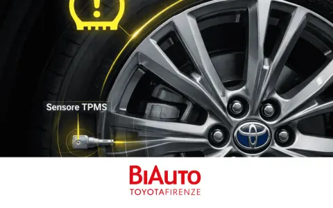 Sensore TPMS su ruota Toyota, un aiuto per la spia pneumatici.