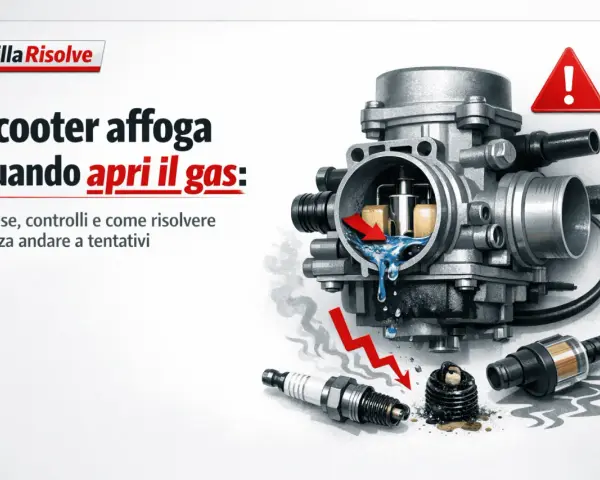 Il carburatore, essenziale per il motore dello scooter, se difettoso causa affogamento. Ecco come risolvere.