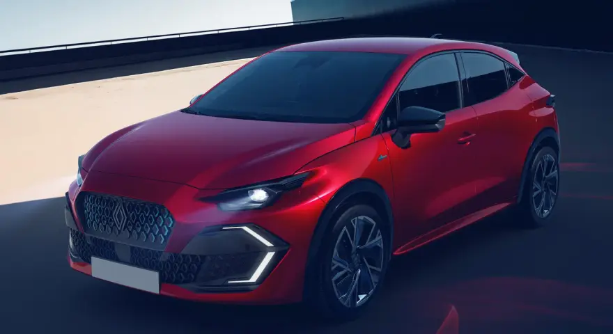 Nuova Renault Clio rossa, perfetta per conoscere il costo tagliando Renault Clio.