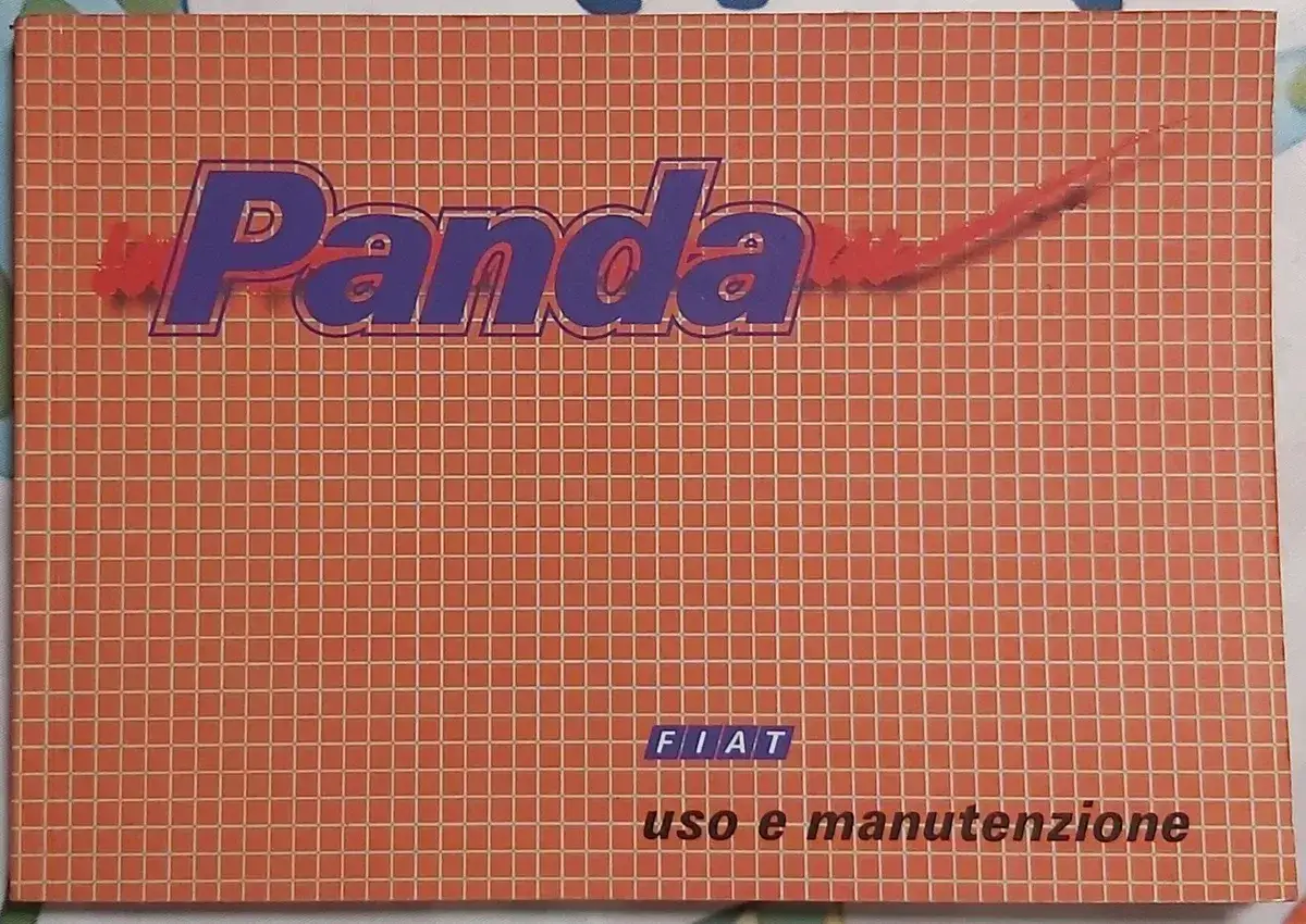 Copertina manuale Fiat Panda. Informazioni utili per il costo tagliando Panda e la manutenzione.